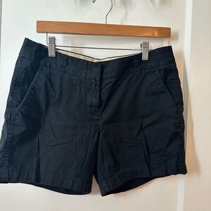 Black JCREW chino shorts